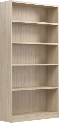Miniatura 9 de Bush Furniture Universal - Estantería pequeña de 2 estantes en acabado gris ceniza, estantería de almacenamiento bajo y exhibición