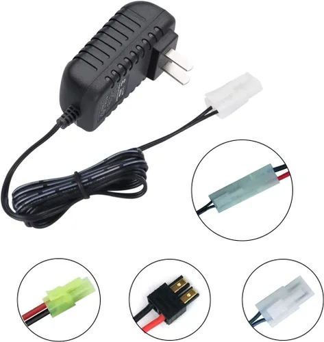 Miniatura 2 de Cargador de batería de coche RC para NiMH/NiCd Baterías Cargador, 9.6V 7.2V 8.4V Cargador de batería con Tamiya Plug Cargador para Traxxas NiMH