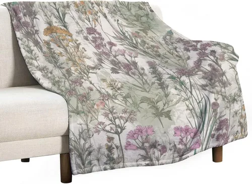 Miniatura 38 de Manta decorativa moderna de flores de acuarela, manta floral de primavera y verano, manta de 30 x 40 pulgadas, súper suave y acogedora para sofá