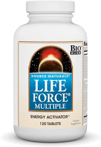 Miniatura 10 de Source Naturals Life Force Multivitamínico diario múltiple Vitaminas esenciales de alta potencia, minerales, antioxidantes y nutrientes – Energía
