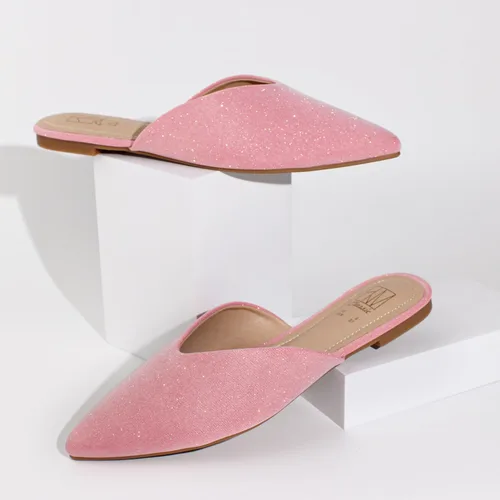 Miniatura 3 de Hawkwell Mocasines sin espalda para mujer, planos, cómodos, puntiagudos