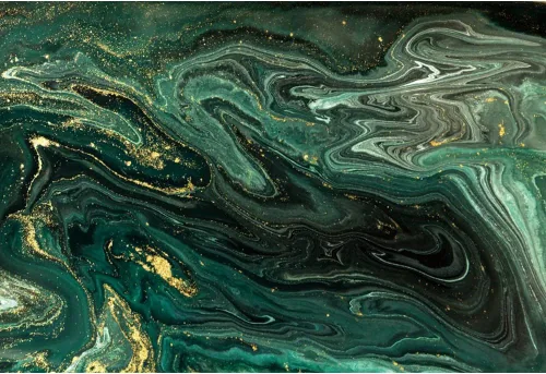 Miniatura 10 de Telón de fondo de fotografía con textura de mármol negro dorado de 5 x 4 pies, arte abstracto, fondo de fondo dorado de arena movediza líquida