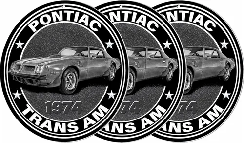 Miniatura 20 de Brotherhood Letreros de metal de metal con emblema de Trans Am de alto rendimiento, reproducción de fotografía de pájaro, letrero redondo