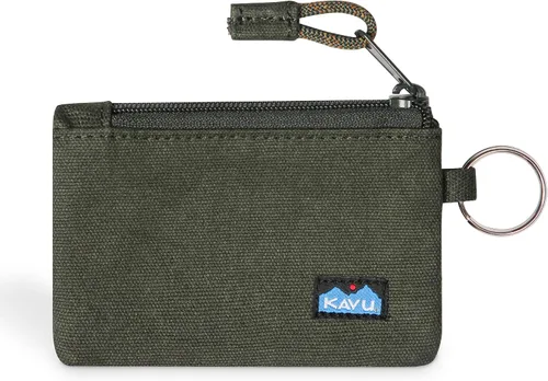 Miniatura 15 de KAVU Stirling Cartera delgada de lona de algodón con cremallera de doble cara