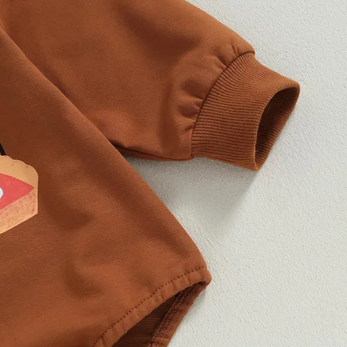 Miniatura 119 de Ropa de Halloween para bebé niña, sudadera con estampado de calabaza, mameluco de burbujas, lindo traje de Acción de Gracias de otoño