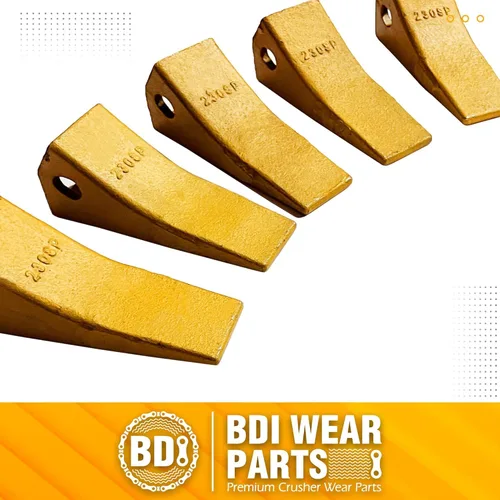Miniatura 4 de Dientes de cucharón de retroexcavadora 230SP con pasadores flexibles TF23P para cargadoras y excavadoras de minicargadoras y excavadoras de la serie