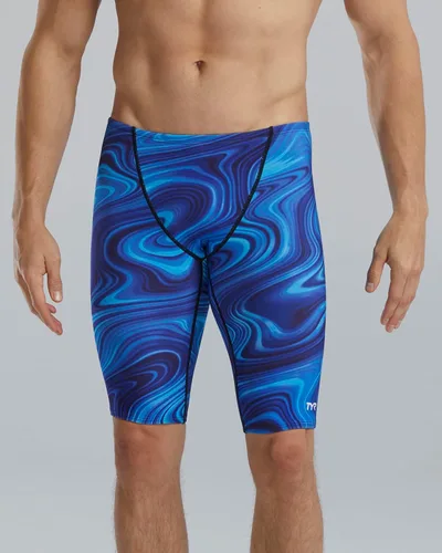 Miniatura 2 de TYR Men's Durafast Elite Solid Jammer Swimsuit