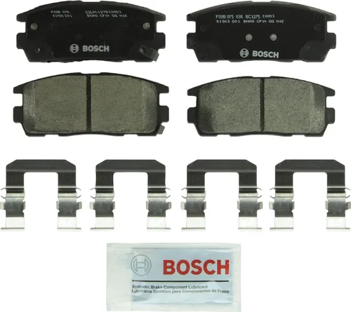 BOSCH BC1275 QuietCast - Juego de pastillas de freno de disco de cerámica de alta calidad, compatible con Select Chevrolet Captiva Sport, Equinox;