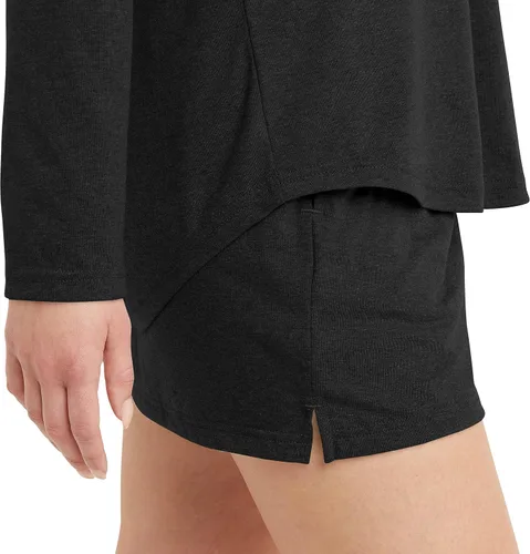 Miniatura 4 de Hanes Originals Tri-Blend - Camiseta de manga larga con cuello redondo para mujer, ajuste relajado