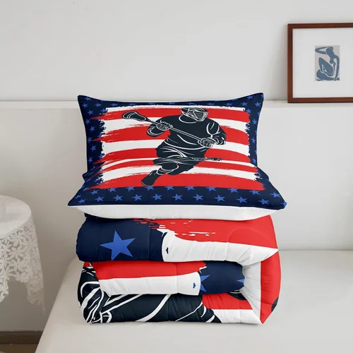 Miniatura 120 de Feelyou Juego de edredón de baloncesto para niñas y niños, juego de ropa de cama con juegos de pelota, decoración de habitación, regalo para amantes