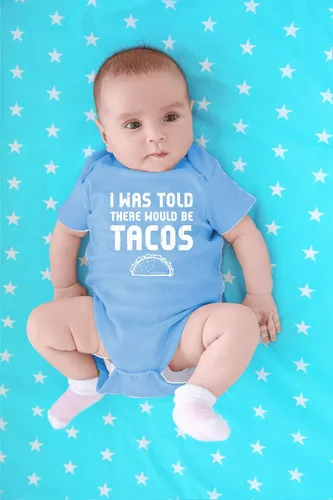 Miniatura 4 de CBTwear I Was Told There Would Be Tacos - Trajes divertidos inspirados en la comida - Body de bebé de una pieza