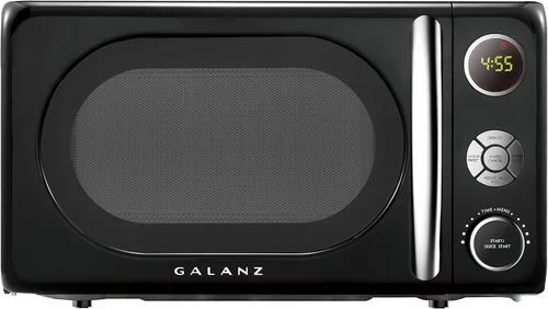Miniatura 12 de Galanz - Horno microondas retro GLCMKZ09GNR09, funciones de cocción y recalentamiento automáticos, descongelación e inicio rápido, fácil limpieza
