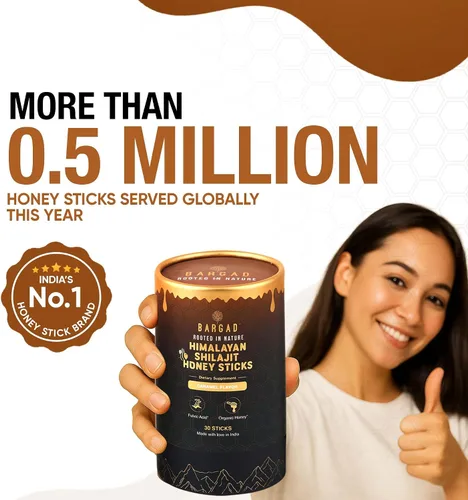 Miniatura 4 de Bargad Shilajit puro del Himalaya en barras con miel orgánica y caramelo (30 unidades) para hombres y mujeres Barras de Shilajit de fácil uso
