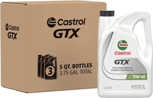 Castrol 06450 GTX High Mileage 10W-30 -Aceite de motor sintético mezclado
