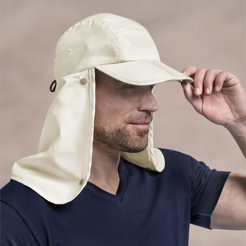 Miniatura 10 de SUN CUBE Sombrero de sol de pesca con solapa para el cuello y cubierta facial, UPF50+ gorra de protección UV de ala ancha para hombres y mujeres