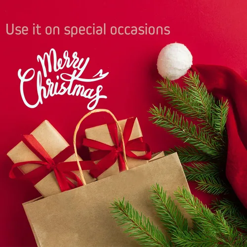 Miniatura 7 de Bolsas de papel kraft con asas trenzadas para regalo navideño, multiusos, adecuadas para cualquier ocasión, 10 x 5 x 13 pulgadas, color marrón