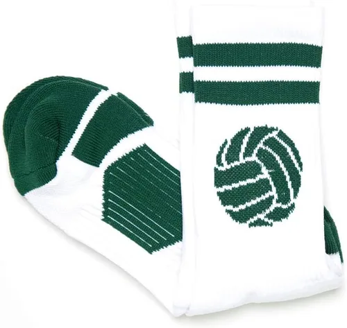 Miniatura 4 de ChalkTalkSPORTS Calcetines tejidos de voleibol a media pierna Pelota clásica Varios colores y tamaños