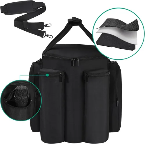 Miniatura 5 de Funda para sistema de altavoces Bluetooth portátil Bose S1 Pro/S1 Pro+, bolsa de transporte de viaje S1 Pro con bolsillos adicionales