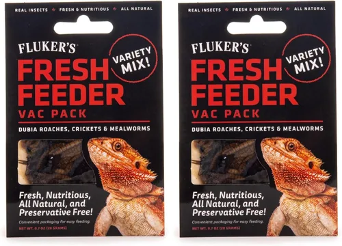 Miniatura 11 de Fluker's Fresh Feeder Vac Pack Cucarachas Dubia, Totalmente Naturales y Libres de Conservantes, Excelentes para Reptiles, Aves o Animales Pequeños