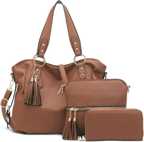 Miniatura 8 de Juego de carteras y carteras para mujer, bolso grande con cartera, 3