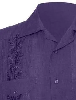 Miniatura 2 de Gentlemens Collection Camisa Guayabera para hombre bordada