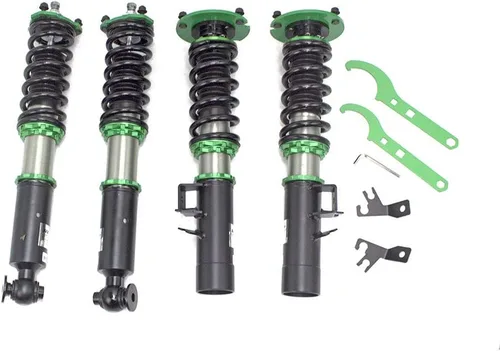 R9-HS2-118 compatible con BMW Serie 5 RWD (E34) 1987-95 Hyper-Street II Kit de coilover con ajuste de fuerza de amortiguación de 32 vías por Rev9,
