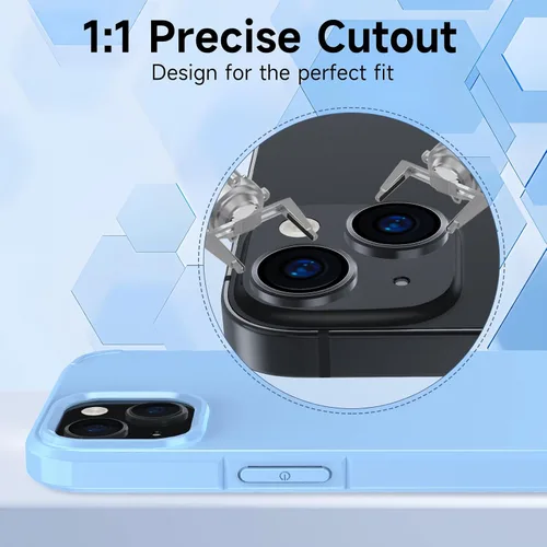 Miniatura 4 de YWXTW Protector de lente de cámara para iPhone 15/15 Plus/16e/ 17e, anillo de metal antiarañazos individual protector de pantalla de vidrio templado