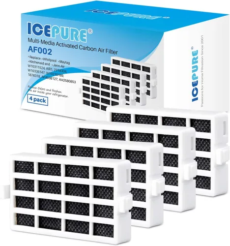 Miniatura 9 de ICEPURE W10311524 Reemplazo de filtro de aire de refrigerador mejorado para Whirlpool AIR1, W10311524, 2319308, W10335147, 1876318, filtro de aire