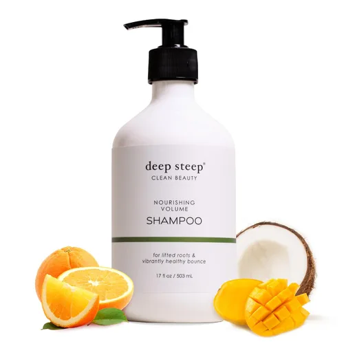 Miniatura 12 de Deep Steep High Shine - Champú de aceite de coco, 17 onzas, champú hidratante con aloe vera, aceite de argán, proteína de arroz y glicerina, sin
