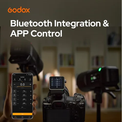 Miniatura 3 de Godox X3 Pro C X3 PRO-C TTL Disparador de flash inalámbrico para cámara Canon, transmisor de flash de pantalla táctil LCD de 2.4 GHz, batería