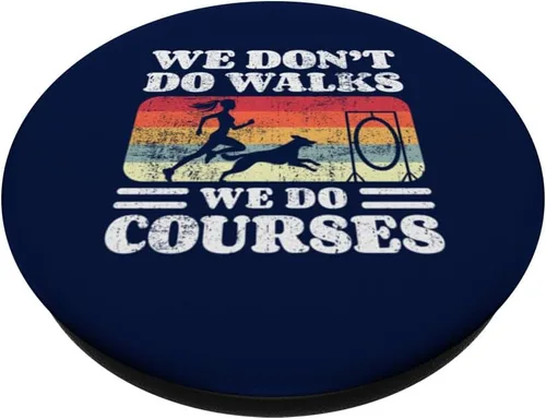 Miniatura 2 de Agility Handler - Dog Agility Courses - Humor Dog Agility PopSockets Adhesive PopGrip