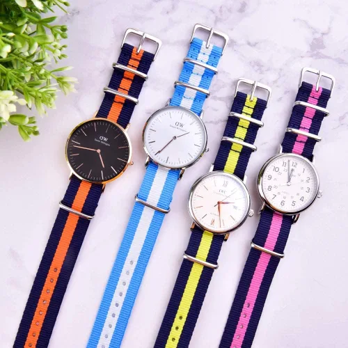 Miniatura 7 de Ritche Correa de nailon balístico militar, 8 paquetes de 0.709in, 0.787in, 0.866in, correa de reloj de nailon de repuesto para hombres y mujeres