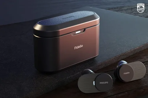 Miniatura 7 de Auriculares inalámbricos Philips Fidelio T1 con cancelación activa de ruido Pro+, calidad de audiófilo, color negro