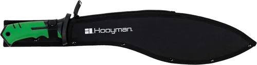 Miniatura 3 de Hooyman Machete con construcción resistente, mango ergonómico antideslizante y funda para cinturón para jardinería, gestión de tierras, bushcraft