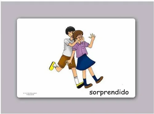 Miniatura 3 de Tarjetas de vocabulario - Sentimientos - Tarjetas flash de sentimientos en español para bebés, niños pequeños de 2 a 4 años, niños, niños y adultos