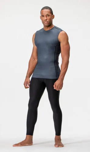 Miniatura 4 de DEVOPS Paquete de 3 camisas de compresión atléticas sin mangas para hombre