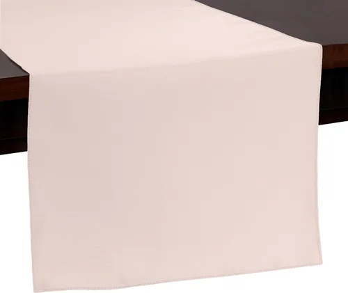 Miniatura 3 de ULTIMATE TEXTILE Camino de mesa de poliéster de 14 x 72 pulgadas, color azul aguamarina