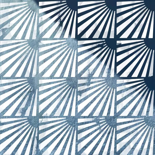 Miniatura 7 de Plantilla de azulejos de 12 x 12 pulgadas (paquete de 2) / Plantilla de pared y piso, reutilizable para pintar paredes, suelos y muebles