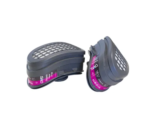 Miniatura 2 de GVS SPR657 Elipse Máscara de perfil bajo con filtros para polvo, gases orgánicos y vapores, M/L