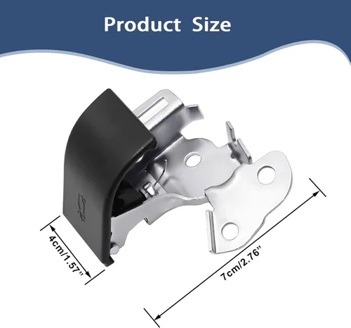 Miniatura 6 de FZJDSD Conjunto de manija de liberación del actuador de bloqueo del capó interior 51237149591 apto para Mini Cooper R55 Clubman R56 Hatchback R57