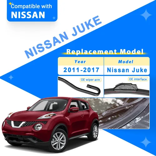 Miniatura 2 de Juego de limpiaparabrisas de repuesto para Nissan Juke 2011 2012 2013 2014 2015 2016 2017 calidad original de fábrica para mi automóvil, 22