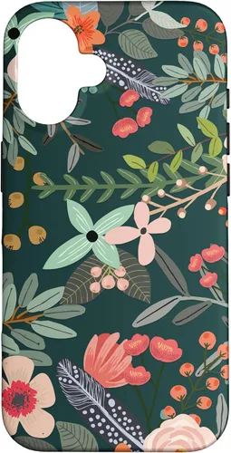 Miniatura 31 de Funda con diseño floral botánico de jardín colorido para iPhone 13