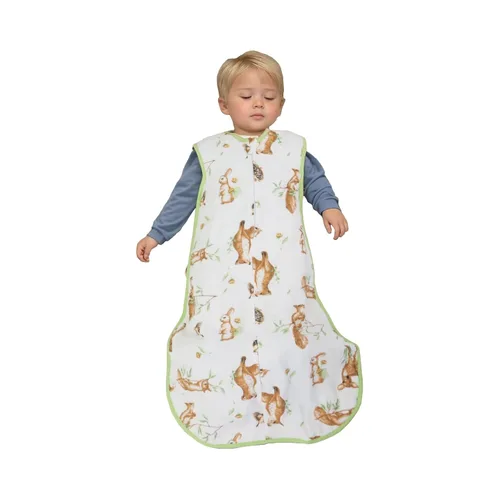 Miniatura 22 de Saco de dormir para niños pequeños (2-3T) ligero de algodón de 0.5 tog para verano, manta de verano para bebé, saco de dormir para bebé, delgado