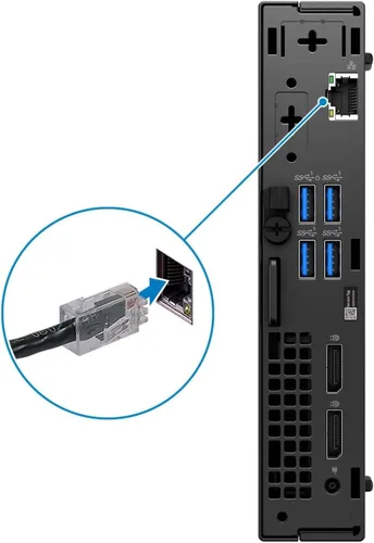 Miniatura 7 de Dell OptiPlex 5000 Computadora de escritorio Micro PC (MFF) - Intel Core i5 de 12ª generación i5-12500T (6 núcleos) 2 GHz 16 GB RAM DDR4-256GB M.2