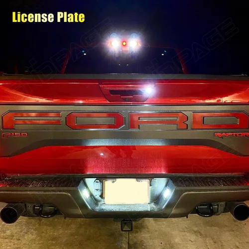 Miniatura 6 de Kit de 14 luces LED interiores F250 F350 para Ford F-250 F-350 1999-2016 Super Duty Blanco 6000K paquete de iluminación LED interior + luces