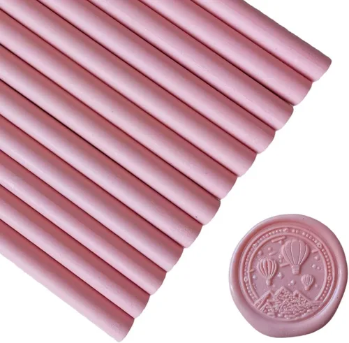 Miniatura 16 de Seal - 12 barras de cera para sellar cera con pistola de pegamento, palitos de cera para sellar cera, ideales para tarjetas, sobres, envoltura