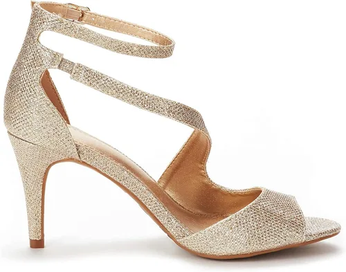 Miniatura 4 de DREAM PAIRS, NILE - Sandalias modernas de tacón tipo stiletto con punta abierta para mujer