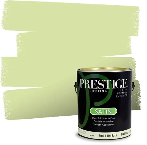 Miniatura 126 de PRESTIGE Pinturas Pintura interior e imprimación en uno, 1 galón, cáscara de huevo, aventura