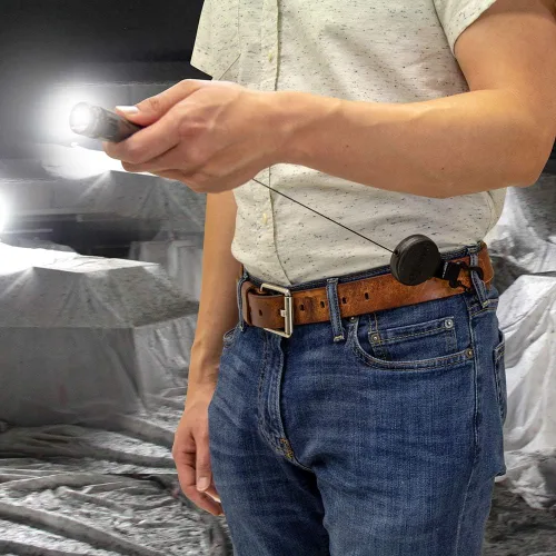 Miniatura 3 de KEY-BAK SECURIT - Llavero retráctil resistente con un cable de Kevlar retráctil que asegura llaves,