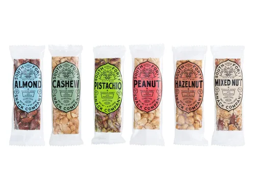 Miniatura 6 de South 40 Snacks - Barras de nueces crujientes, mezcla de 6 paquetes variados, toque de miel, proteína natural (barra de 1.41 onzas, paquete de 12)
